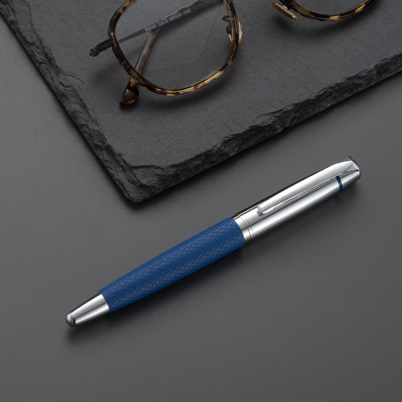 Finom bőr fém 26 hegyes toll Többhegyű opcionális tintás tasak tintás toll Folyékonyan nyomtatott logó írás