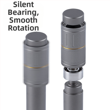 HPO rotējošas vārpstas pildspalva ar alumīnija sakausējumu, dekompresijas rotējoša gēla pildspalva, metāla, augstas klases rotējoša pildspalva, izturīga, rokas sajūtas dekompresijas paraksta pildspalva