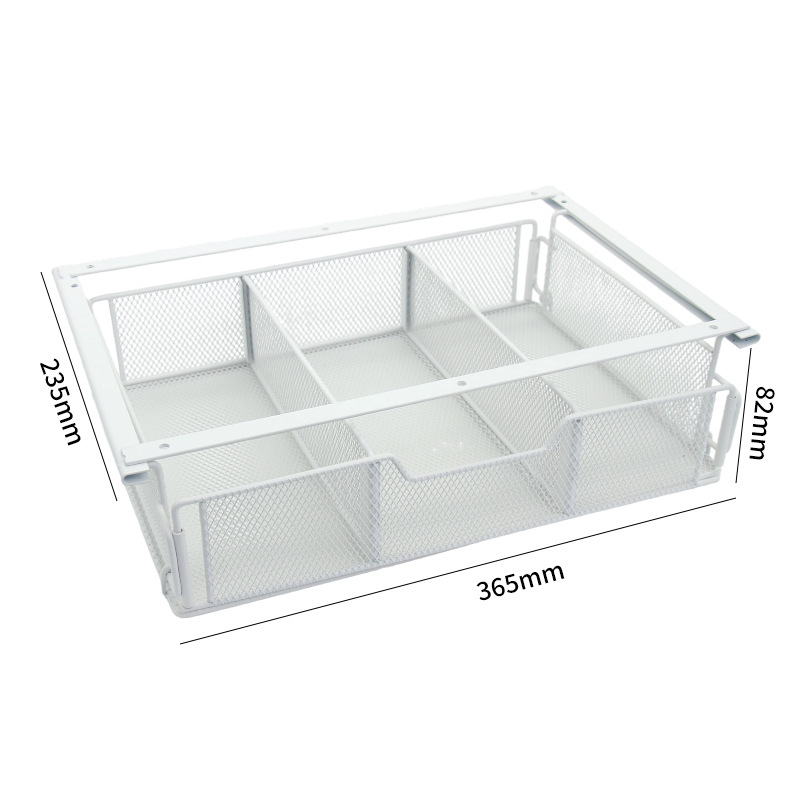 Lauasahtliga ühiselamu rippriiul, rippuv laualaua hoiuriiul, failikapi hoiustamine, rippuv korv laua alla