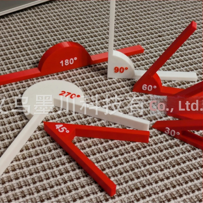 Трансгранично популярно 3D печатане, учебни помагала по математика, инструменти за измерване на ъгли