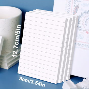 8 τεμάχια απλό σημειωματάριο τσέπης, πλέγμα μαθητή, κενή εσωτερική σελίδα, σημειωματάριο υπενθύμισης, αυτοκόλλητες σημειώσεις