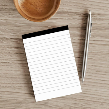 Piiriülene lihtne märkmik, rebitav õpilase märkmik, väike värske horisontaalse joonega mustandiraamat, väike märkmik, rebitav N-kordne kleepmärkmepaber