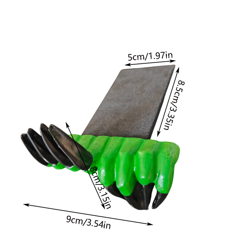 Határokon átnyúló Halloween mancs könyvjelző személyre szabott kéz mancs gyanta kézműves asztali könyv dekoráció díszek