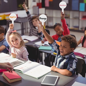 10 τεμάχια με λαβή διπλής όψης παιδικό μαθησιακό επανεγγράψιμο φορητό πίνακα γραφής δημοπρασία λευκός πίνακας διαμονής στο σπίτι