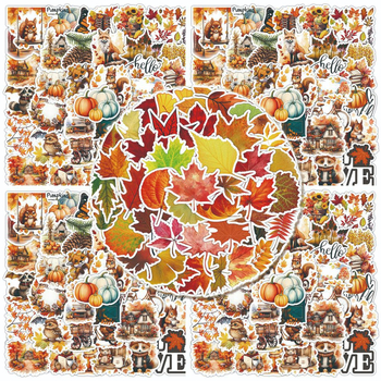 50 határokon átnyúló új őszi tájkép graffiti matrica őszi erdő aranyos állatdekoráció mobiltelefon matricák nagykereskedelem