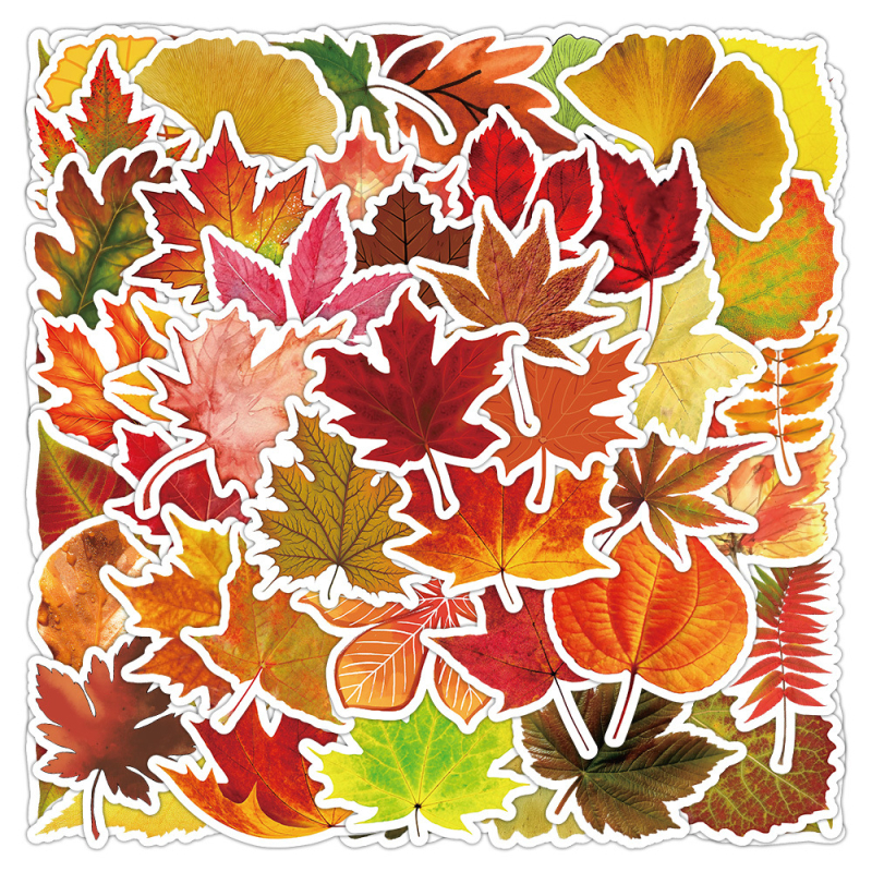 50 határokon átnyúló új őszi tájkép graffiti matrica őszi erdő aranyos állatdekoráció mobiltelefon matricák nagykereskedelem