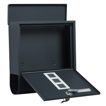 Internetikuulsuste Euroopa ja Ameerika välistingimustes kasutatav seinale kinnitatav lukustatav vaskpostkast vaateaknaga, hõlpsasti paigaldatav hoiukirjade hoidmiseks