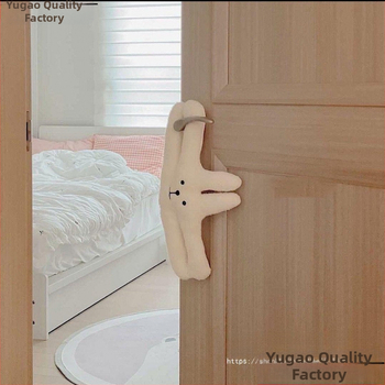 Korea karu-lamba sametist mugavusmänguasi lastele, näpistamisvastane käepidemega uksepeatus, beebitoa ukselingi kaunistus, ukse riputusriiul