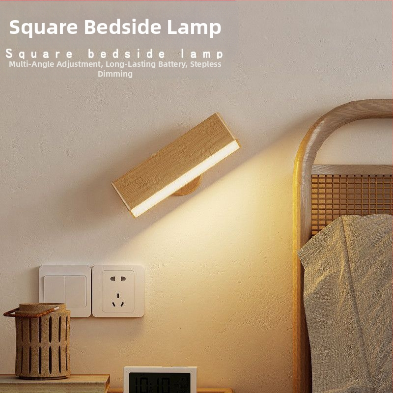 Ruudukujuline öölamp, atmosfääriline magnetiline seinale kinnitatav öölamp, reguleeritava nurgaga laualamp, magamistoa öölamp