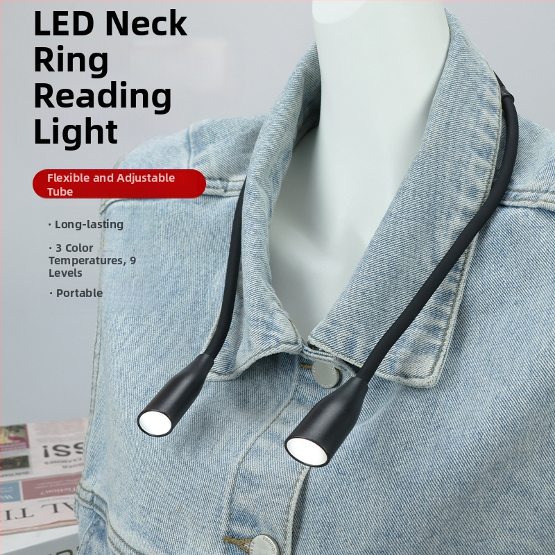 Многофункционална LED висяща лампа за четене за врата, преносима висяща лампа за четене за врата, нощна светлина, висяща лампа за врата
