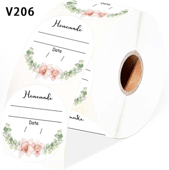 500 kleebist/rull 5 cm Amazoni populaarsed lillekleebised. Käsitsi valmistatud dekoratiivsed isekleepuvad kleebised tänutäheks.