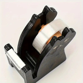 Retro Zakka stiliaus medinis juostos laikiklis Juostos laikiklis Stalinis permatomas juostos rankinis popieriaus juostos laikiklis Pjoviklio rinkinys