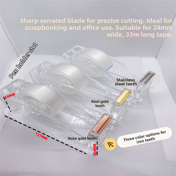 Skaidrios akrilinės juostos pjaustytuvas Maža juostos juostelės pjaustymo mašina Stalinis biuro dovanų rinkinys Didmeninė prekyba