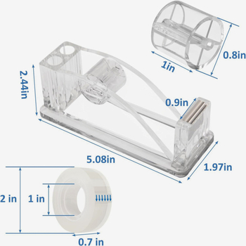 Skaidrios akrilinės juostos pjaustytuvas Maža juostos juostelės pjaustymo mašina Stalinis biuro dovanų rinkinys Didmeninė prekyba