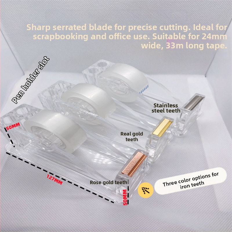 Skaidrios akrilinės juostos pjaustytuvas Maža juostos juostelės pjaustymo mašina Stalinis biuro dovanų rinkinys Didmeninė prekyba