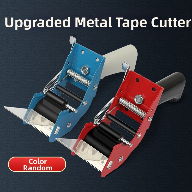 Storo metalo 50 mm rankinis dėžių sandarinimo įrenginys, rankinis mažas juostos pjaustytuvas, permatoma juosta, presas, sėdynė, nešiojamas