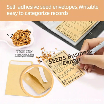 Naujas produktas Lipnus sėklų vokų maišelis Sėklų laikymo organizatorius Sėklų laikymo organizatorius