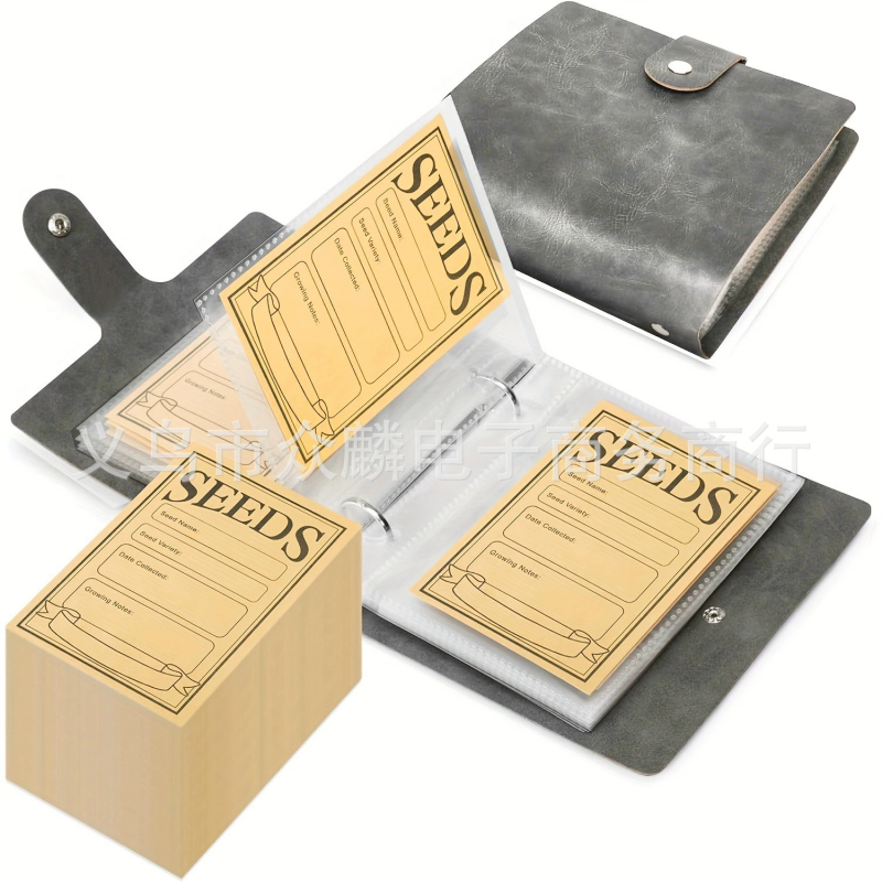 Naujas produktas Lipnus sėklų vokų maišelis Sėklų laikymo organizatorius Sėklų laikymo organizatorius