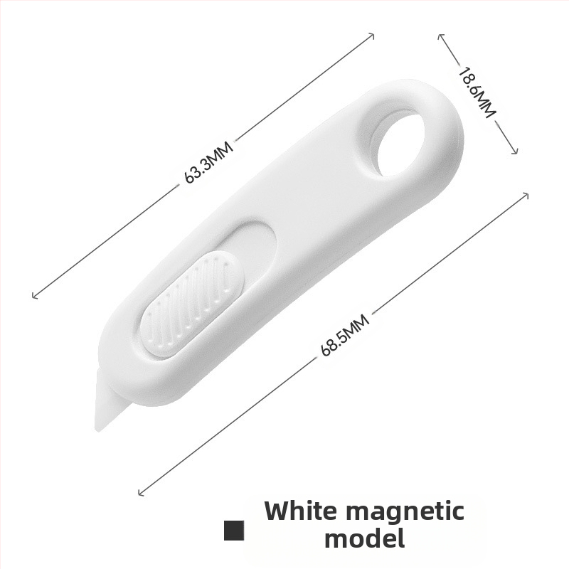 Mágneses tapadókorongos expressz kés kicsomagoló kés kartondoboz kicsomagoló kés mini kis méretű kés kulcstartó