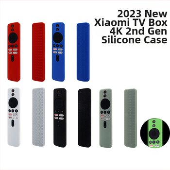 2023 m. „XiaoMi XiaoMi TV Box 4K“ antros kartos nuotolinio valdymo pulto silikoninis dėklas