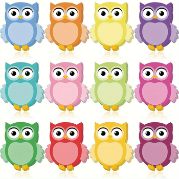 Kereszteződés 12 Bagoly 12 Szín Kacsa Idegen Post-it Színes raktáron Fantasy Színes Rajzfilm Temu Címkézés