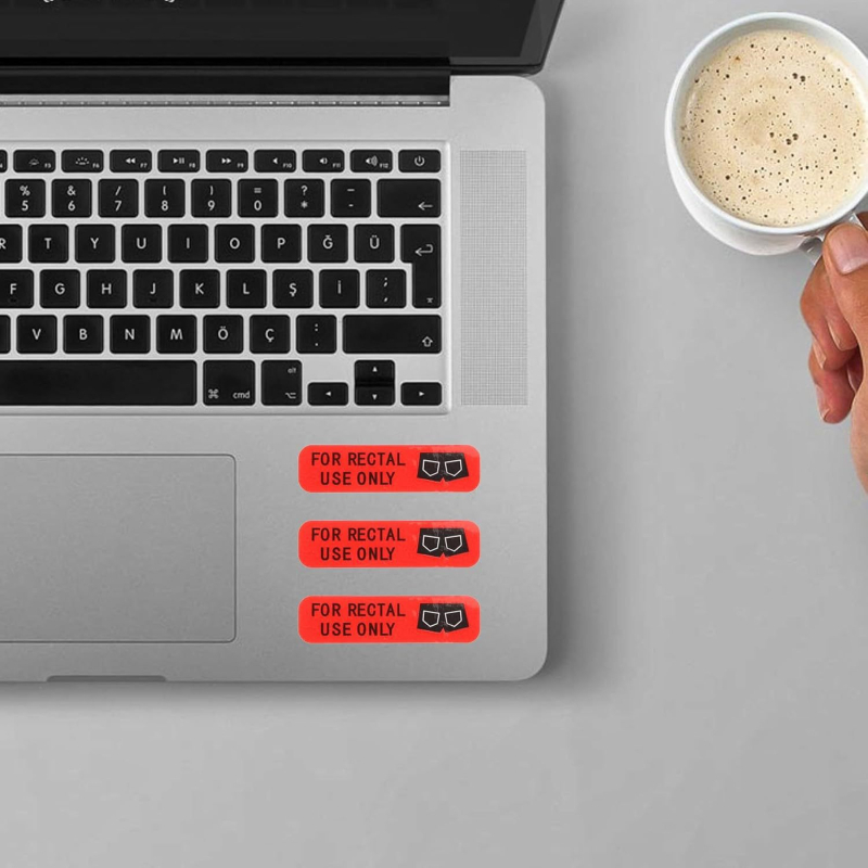 Amazoni enimmüüdud koht ainult rektaalseks kasutamiseks mõeldud etikettide jaoks Ainult rektaalseks kasutamiseks mõeldud veekindlad etiketid