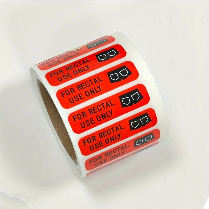 Amazoni enimmüüdud koht ainult rektaalseks kasutamiseks mõeldud etikettide jaoks Ainult rektaalseks kasutamiseks mõeldud veekindlad etiketid
