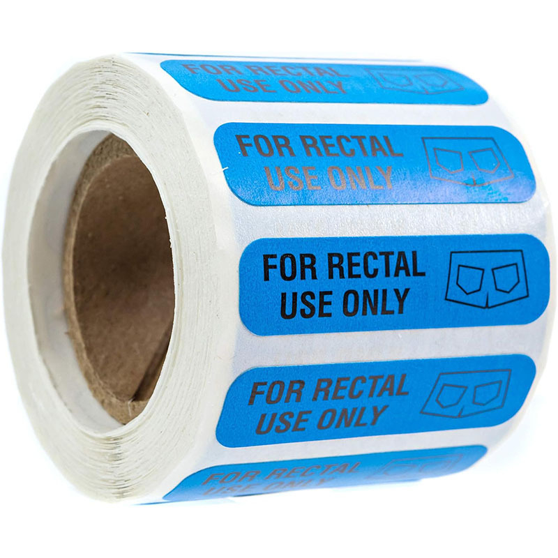 Amazoni enimmüüdud koht ainult rektaalseks kasutamiseks mõeldud etikettide jaoks Ainult rektaalseks kasutamiseks mõeldud veekindlad etiketid