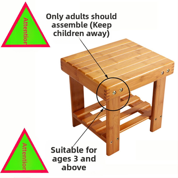 Nanzhu laste väike pink, majapidamise täispuidust väike taburet, elutoa diivanitool, kingavahetuspink, madal taburet, ruudukujuline taburet