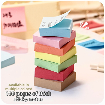 Notițe Post-it colorate, valoare ridicată a culorilor, notițe adezive Post-it, elevi de gimnaziu, etichetă de index pentru biroul de cont, școală primară, lipire