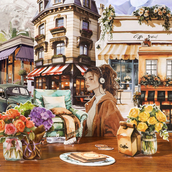 Võõra tuumkleebise raamat aeglane nautige elu seeria retro käsitsi konto kaunistus kollaažmaterjal 50 2