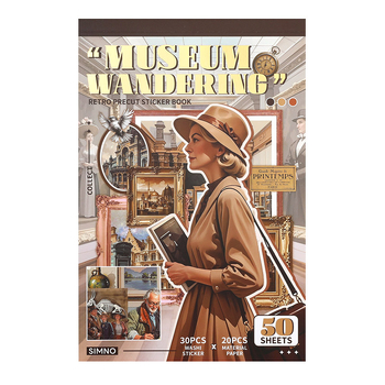 Võõra tuumkleebise raamat aeglane nautige elu seeria retro käsitsi konto kaunistus kollaažmaterjal 50 2