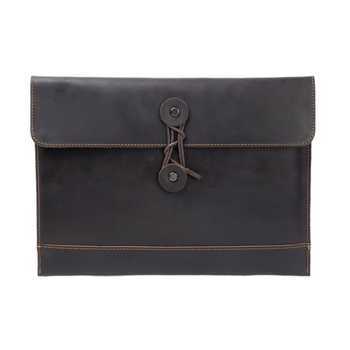 Χονδρική τσάντα εγγράφων Crazy Horse Leather Top Layer από γνήσιο δέρμα αγελάδας, τσάντα υπολογιστή 13 ιντσών, επαγγελματική τσάντα φακέλου για άνδρες