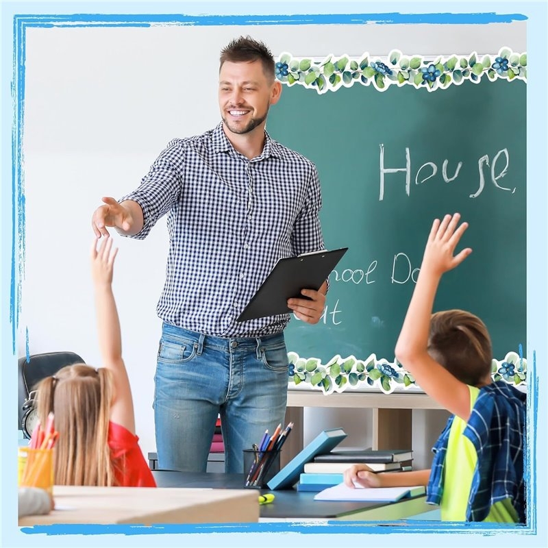 Rullitud tahvli teadetetahvli ääriskleebised käsitööna valminud