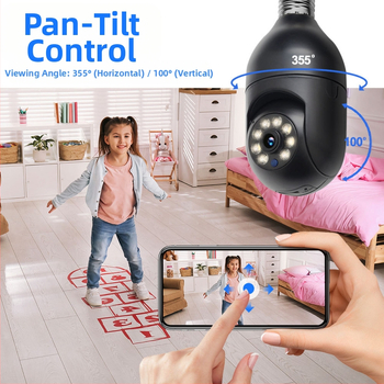 Piiriülene populaarne mobiiltelefoni nutikas kaugvalvekaamera siseruumides kasutatav lambipirni tüüp kõrglahutusega traadita monitorkaamera