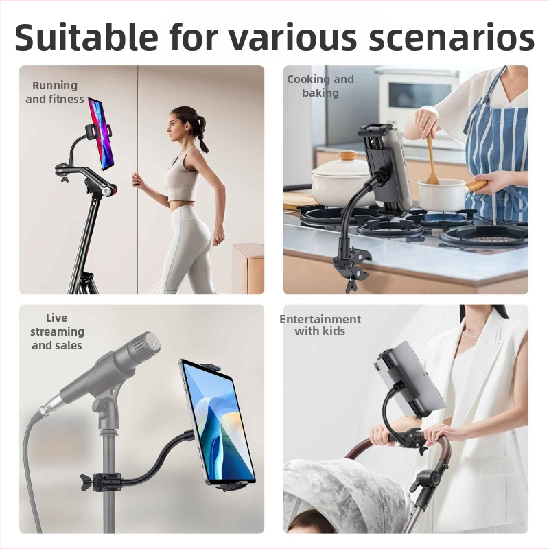 Магнитна скоба за мобилен телефон Explosions, външна бягаща пътека за голф, универсална скоба, удължена дръжка с мек лост