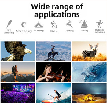 Δημοφιλή κιάλια υψηλής ευκρίνειας, υψηλής ισχύος, χαμηλού φωτισμού, φορητά τηλεσκόπια φωτογραφίας συναυλιών σε εξωτερικούς χώρους, χονδρικής