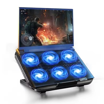 „Fashion tribe F3“ nešiojamojo kompiuterio radiatorius su mobiliojo telefono laikikliu 6 branduolinio aušinimo žaidimas, šis kompiuterio radiatoriaus laikiklis