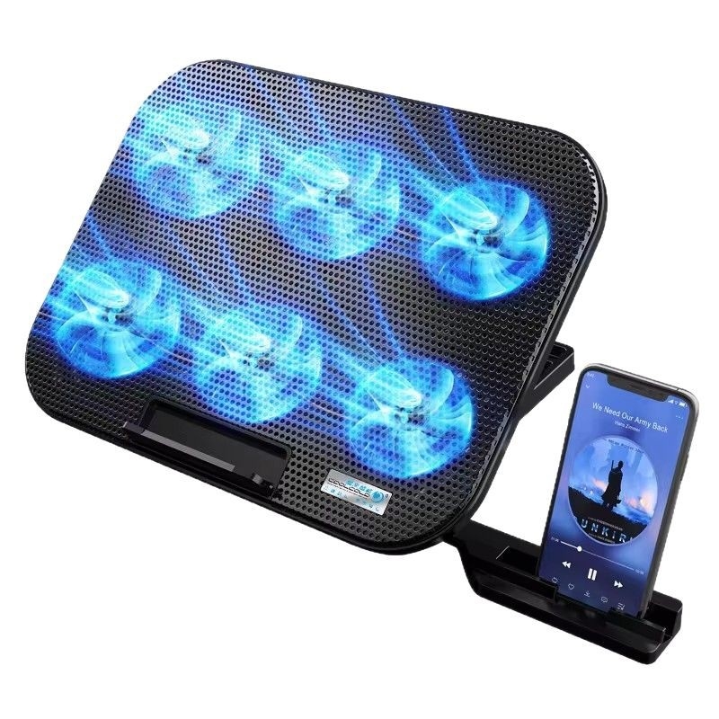 „Fashion tribe F3“ nešiojamojo kompiuterio radiatorius su mobiliojo telefono laikikliu 6 branduolinio aušinimo žaidimas, šis kompiuterio radiatoriaus laikiklis