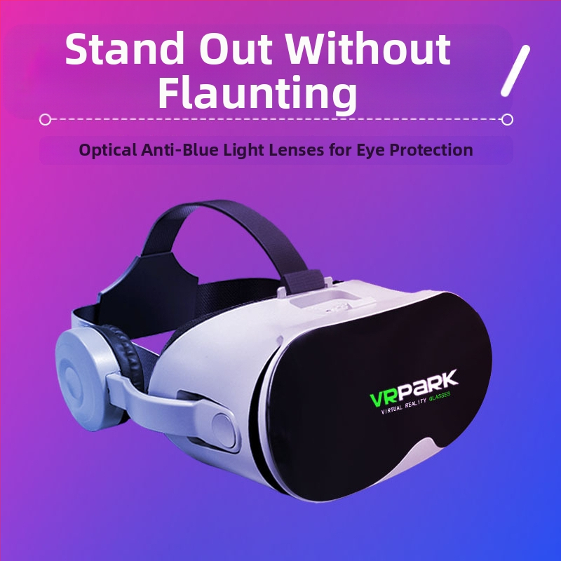 Vrpark, ochelari virtuali VR, all-in-one, montați pe cap, pentru jocuri transfrontaliere, HD, a doua generație