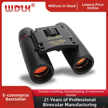 Piiriülene 30x60 binokkel HD kirsiõie taskuga kaasaskantav minikontsertteleskoop hulgimüügist