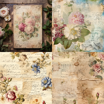 24 retromustriga scrapbooking-paberit, 6-tollist mustriga paberit, taustapaberit, käsitsi valmistatud paberit, värvilist paberit, fotoalbumi materjali, paberit