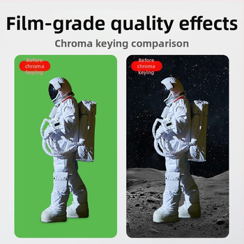 Tiešraides zaļā ekrāna audums, zaļā ekrāna fona audums, liels fotografēšanas fons, pārnēsājams profesionāls aprīkojums filmām un televīzijai