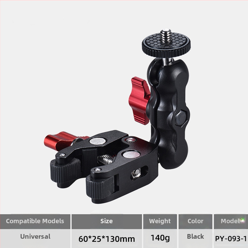 Peegelkaamera maagilise käepideme lisatarvikud, alumiiniumsulamist herneklamber, maagiline käsi, universaalne maagiline käsi