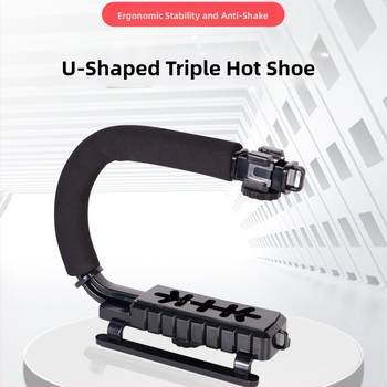 Rūpnīcas tiešās piegādes rokas stabilizators ar vienu karsto pieslēgvietu U-veida kronšteins kameras stabilizatoram U-veida video kronšteins ar trim karsto pieslēgvietām
