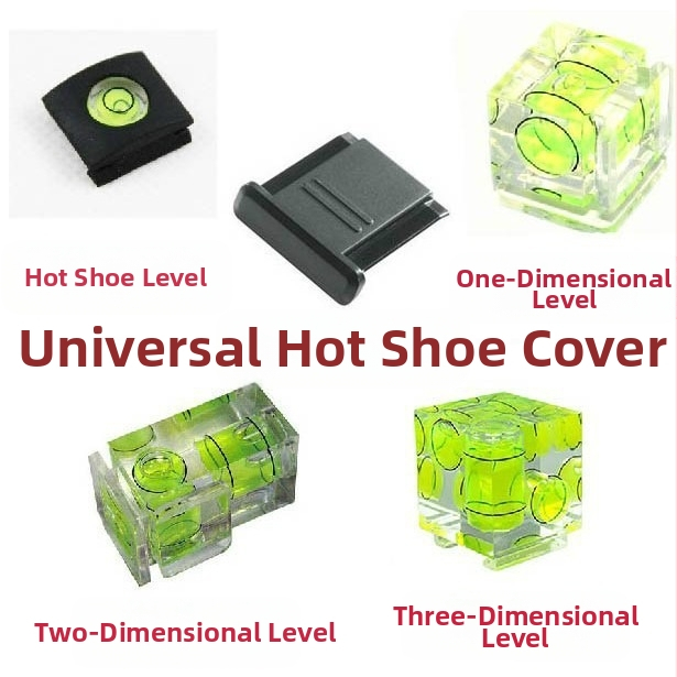 Peegelkaamera välgupesa taseme mõõtur, ühemõõtmeline lood, välgupesa kaitsekate, universaalne välgupesa kate, tolmukate