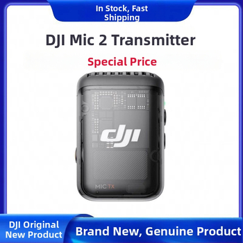 Alkalmas Dji Mic2 adóhoz, Action5Pro/Pocket3 mobiltelefonhoz, élő közvetítéshez, vezeték nélküli mikrofon vevőhöz