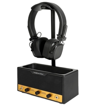 2025. aasta uus retrokõlarite kõrvaklappide vitriinlauale mõeldud hoiukarbi rokkstiilis pliiatsihoidja saab märgistada