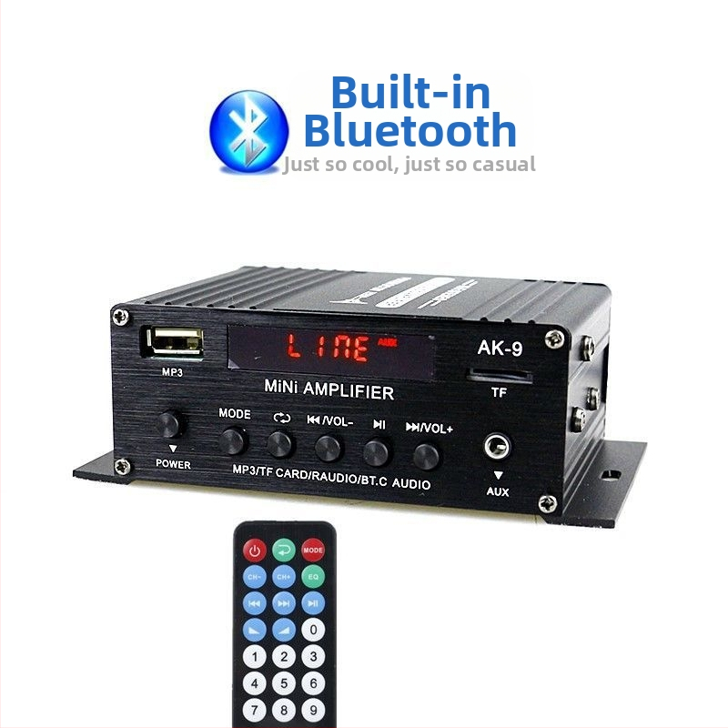 Y8N [1783 души хвалят] AK370 Мини усилвател на мощност Домашен автомобил Многофункционална карта Аудио предаване