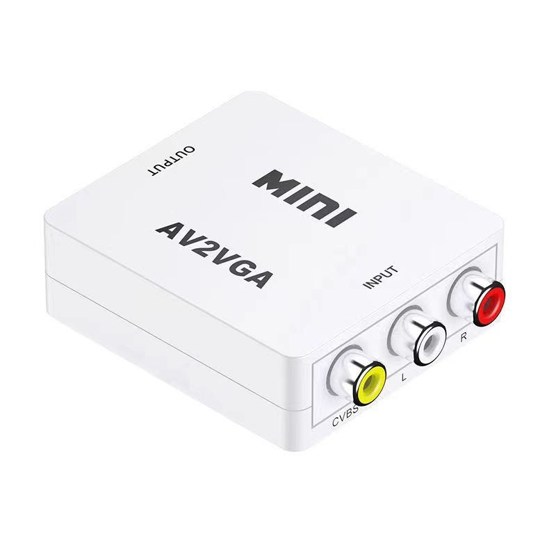 Piiriülene AV-HDMI videomuundur 1080P jälgimismängu digiboks, kolm RCA-d telerisse